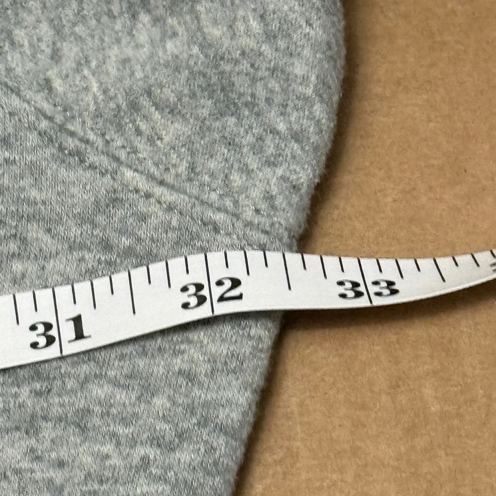 Nike Mock Neck Womens Medium Sweatshirt Heather Gray Athleisure Oversized Comfy - Picture 5 of 12
